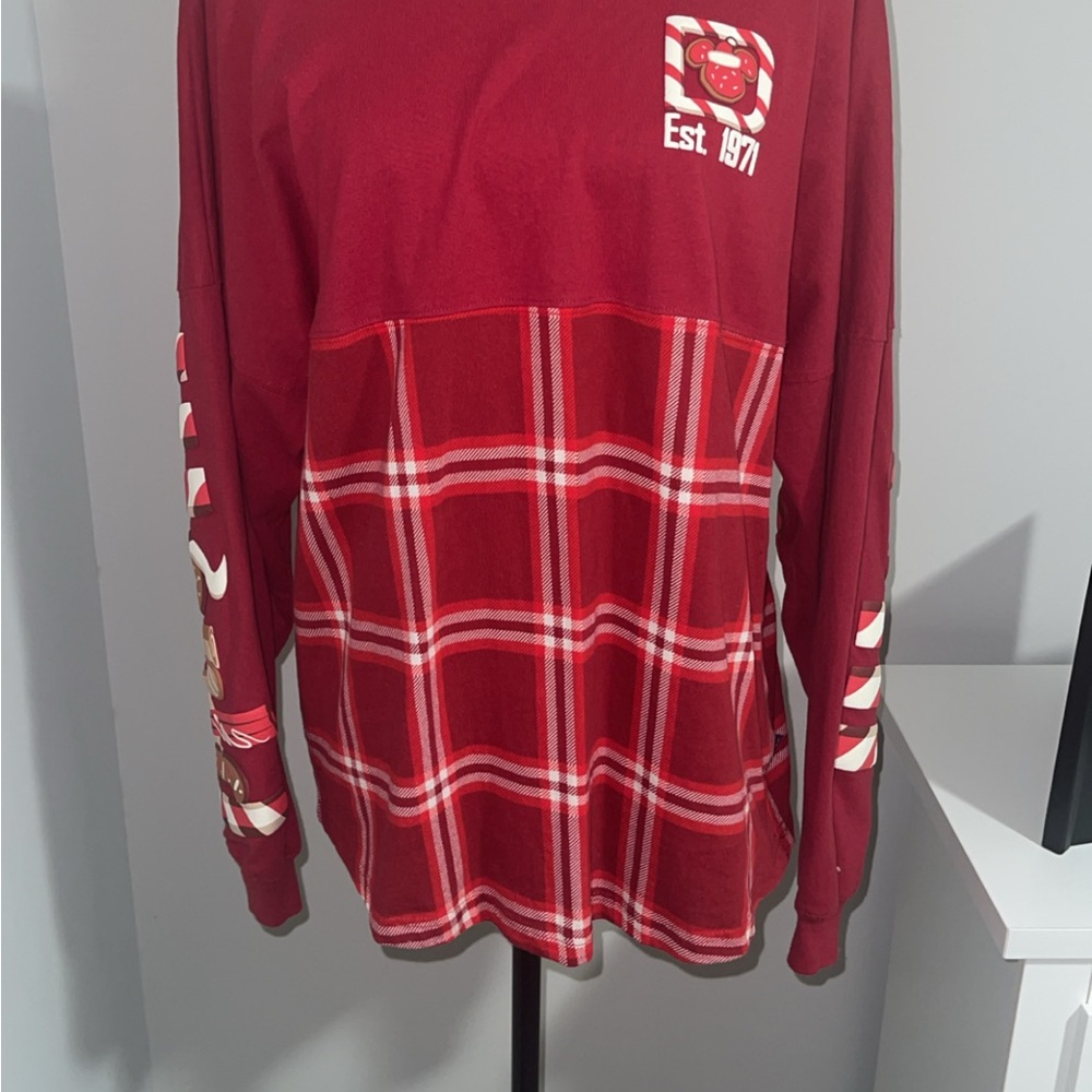Walt Disney World 2021 Red Holiday Snacks Spirit Jersey Size M - Picture 2 of 5